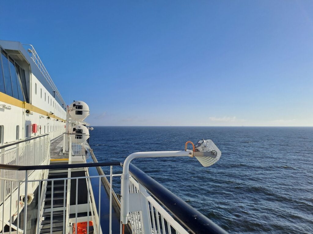 Il Golfo di Finlandia visto dal ponte del traghetto tra Tallinn e Helsinki